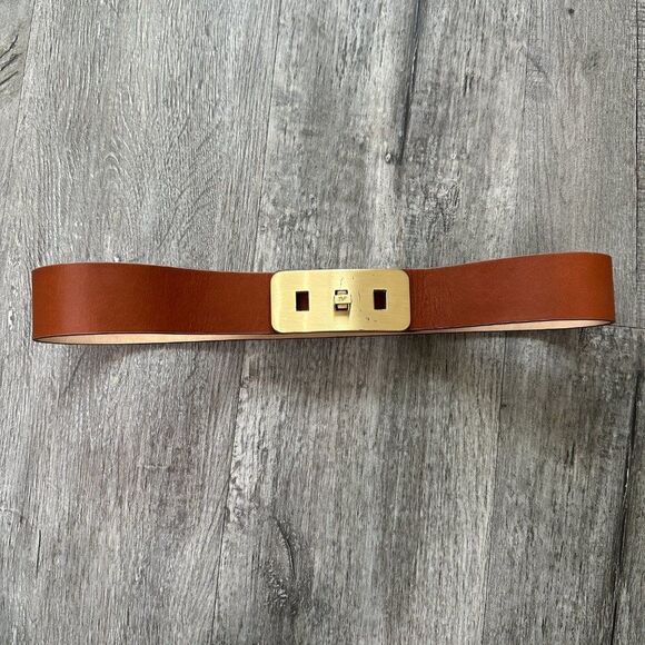 Diane Von Furstenberg Seraphina Leather Belt - Size Petite - Picture 5 of 10